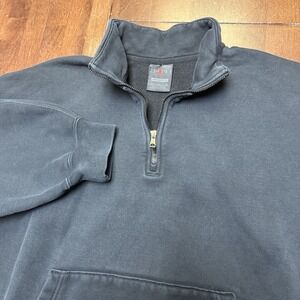 NIKE AIR JORDAN FLIGHT FLEECE QUARTER-ZIP WOMENS BLACK OVERSIZED XL‎ OVERSIZED